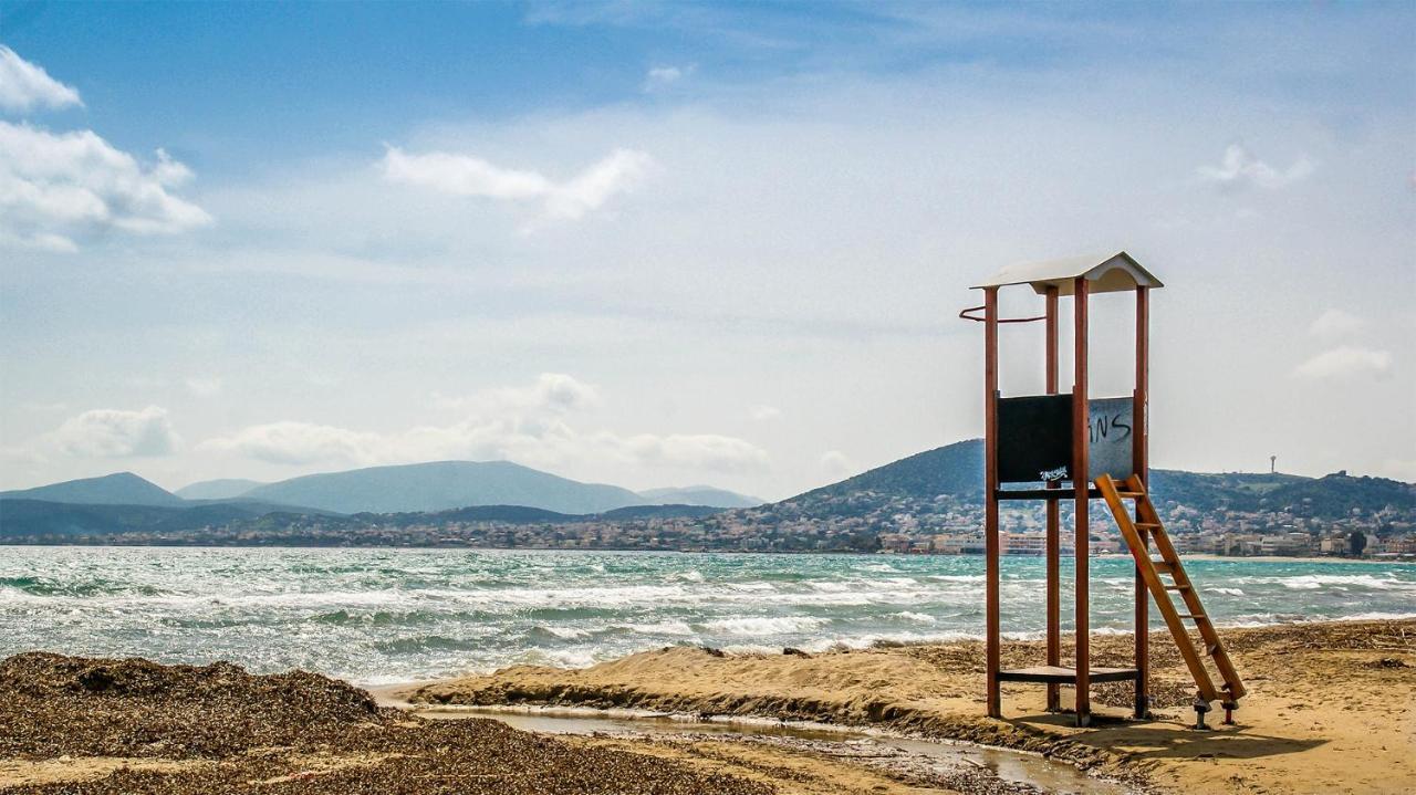 Villa Liana : Luxury Villa With Fantastic Sea View, Near Airport Porto Rafti Bagian luar foto